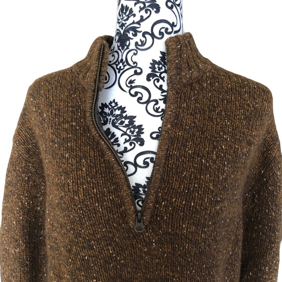 Woolwich Lambswool 1/4 zip Sweater - Picture 4 of 12